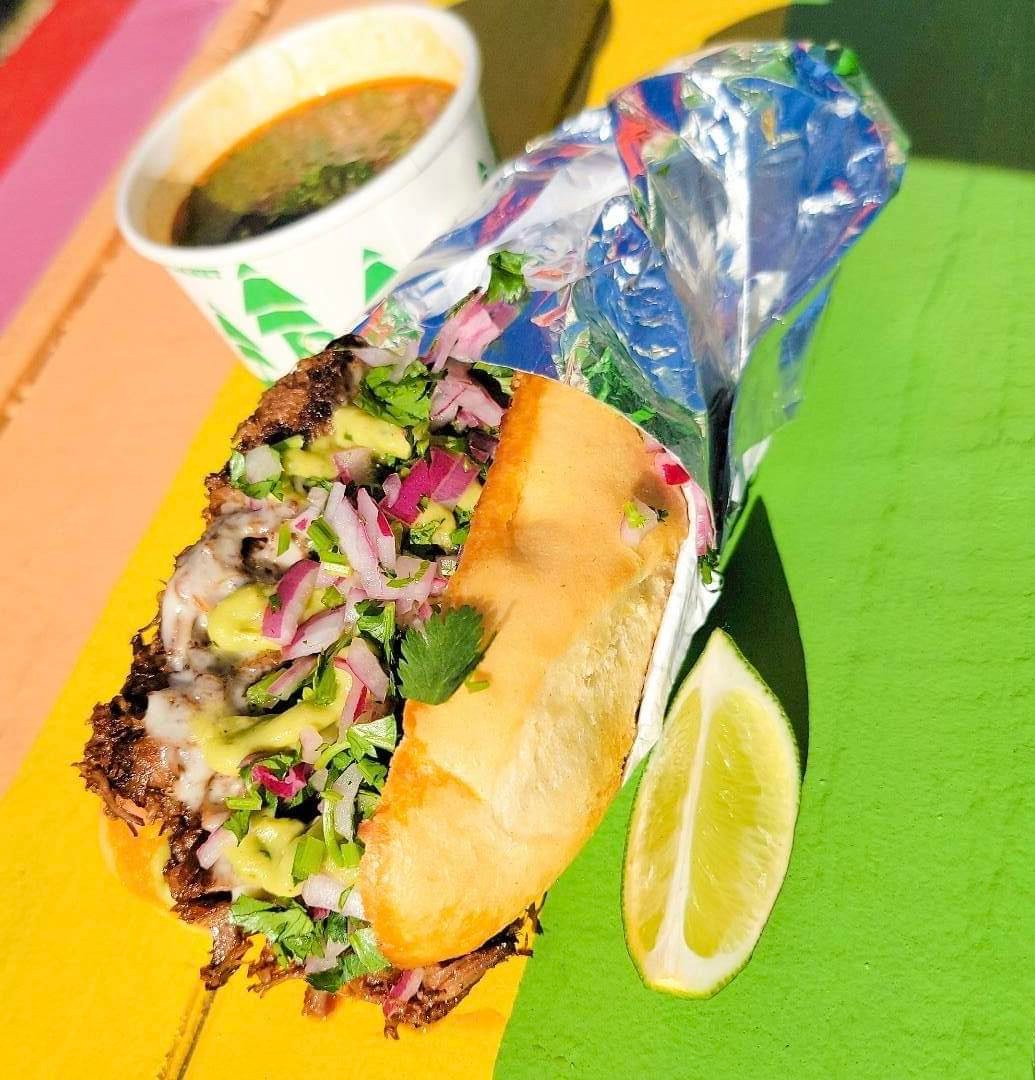 Prepared food photographed at Disco's Grill